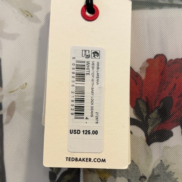 Ted Baker Multicolor Botanical Long Sleeve Top - Picture 6 of 15